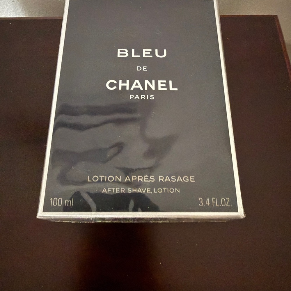 CHANEL Bleu After Shave Lotion in Black and White